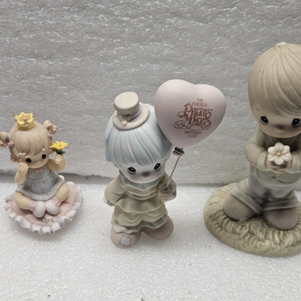 Precious Moments Cake Topper Set - Pink, White, Cream
